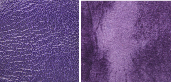 皮料正面，反面展示圖